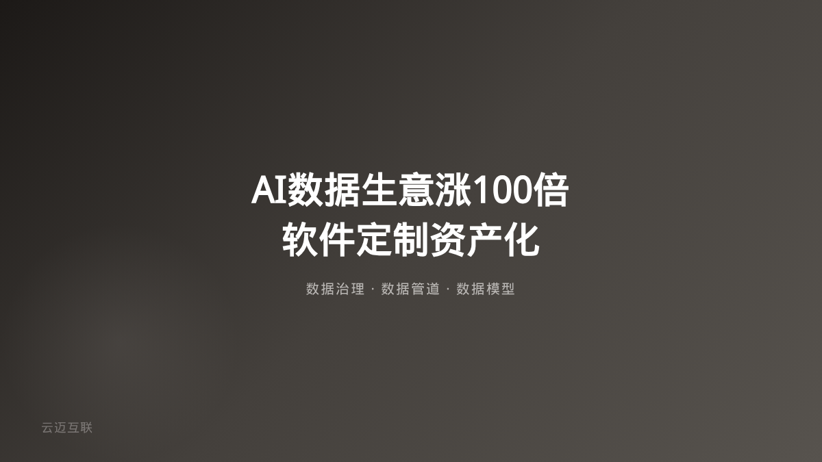 一年暴涨100倍的AI数据生意、特斯拉蒸发2000亿，软件定制开发的「数据资产化」红利正在爆发